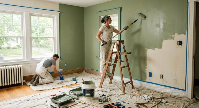 Laundry Room Painting in Wilmington, NC