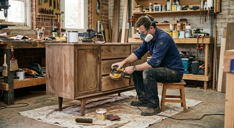 Oak Cabinet Refinishing in Bloomington, IN