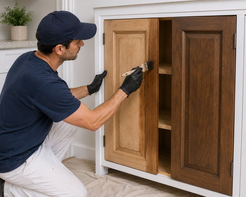 Wood Cabinet Refinishing in Dayton, OH